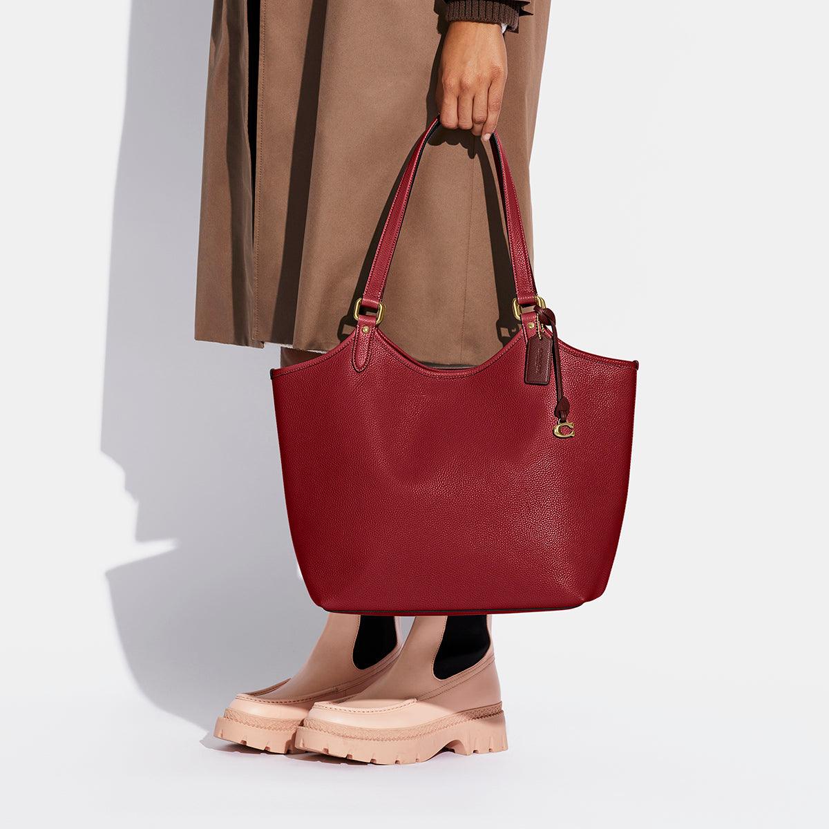 C6337-Day Tote-B4/Brick Red