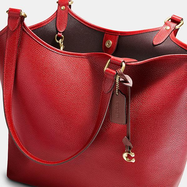C6337-Day Tote-B4/Brick Red