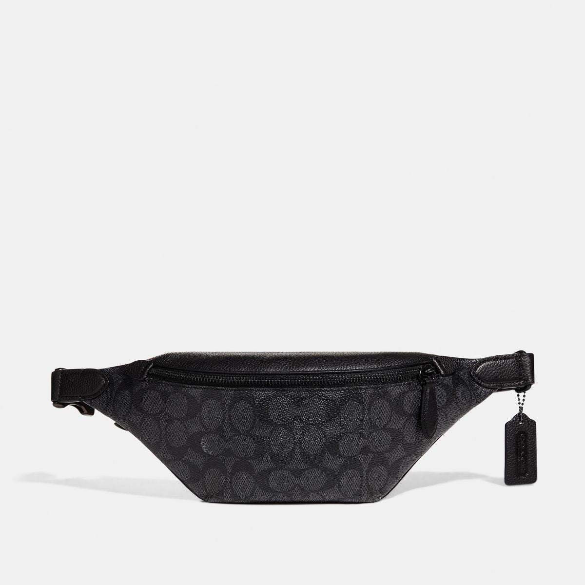 C7700-Charter Belt Bag 7 In Signature Canvas-Charcoal