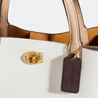 C8561-Willow Tote 24 In Colorblock-B4/Chalk Multi