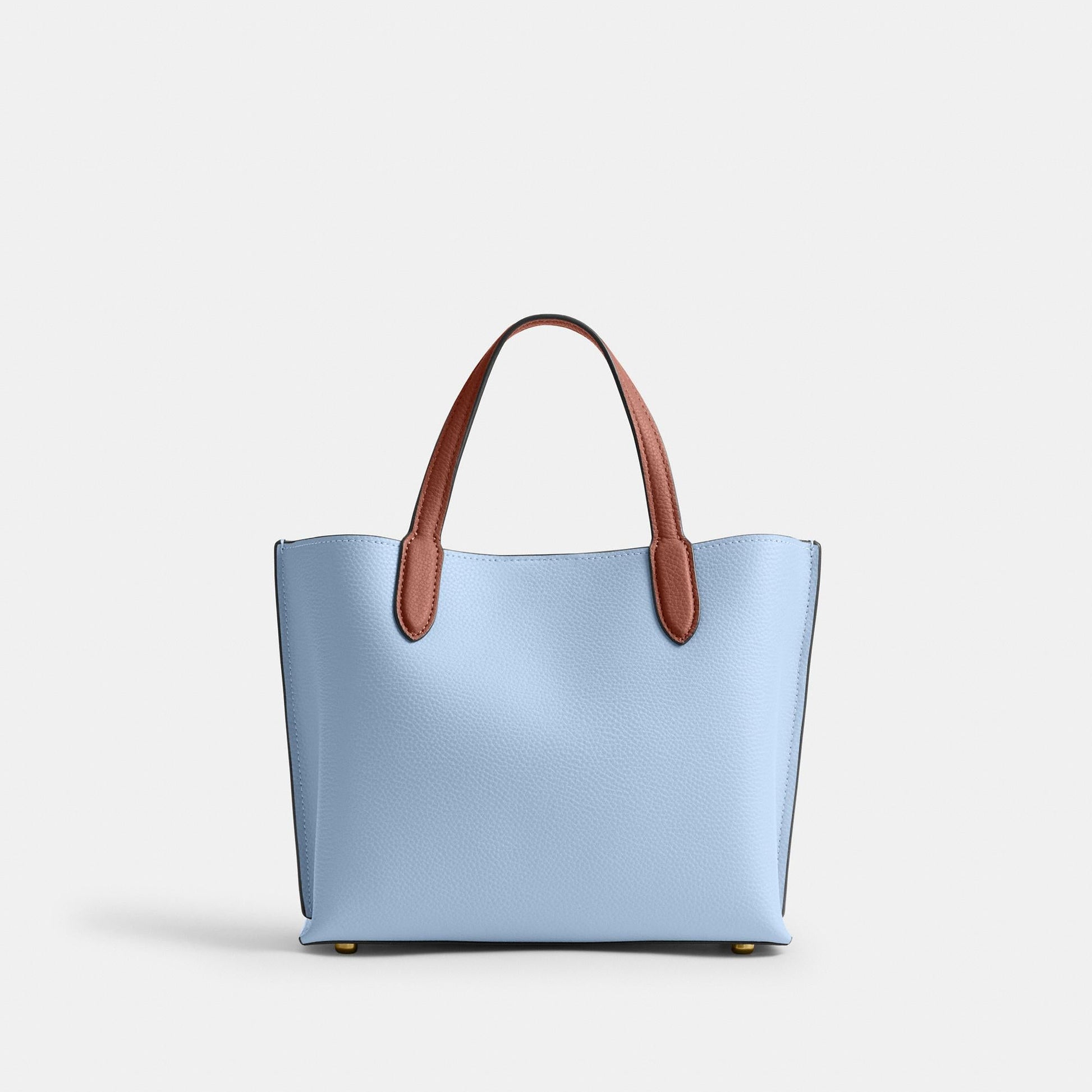 C9092-WILLOW TOTE BAG 24 IN COLORBLOCK WITH SIGNATURE CANVAS INTERIOR-B4/Bluebell Multi