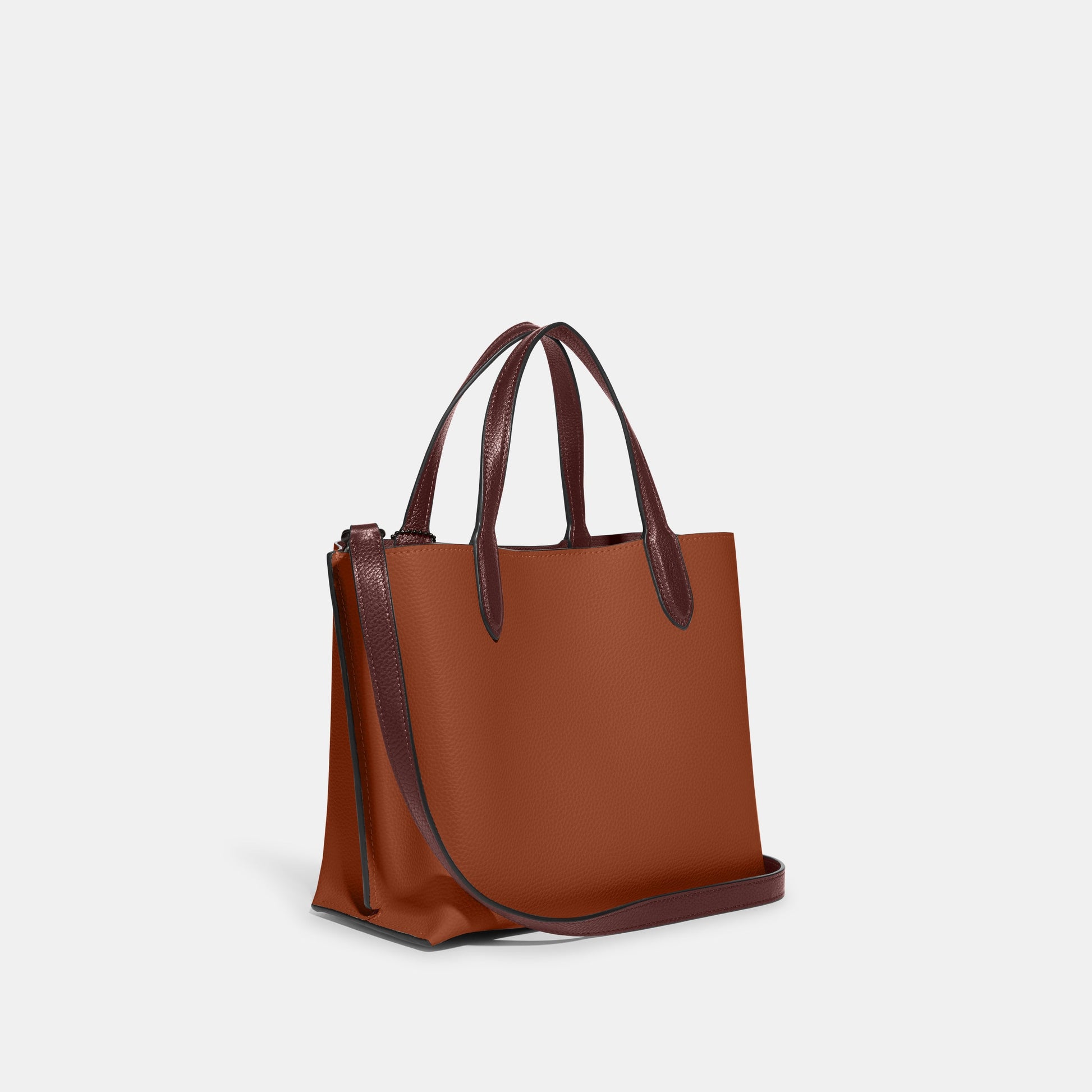 C9092-WILLOW TOTE BAG 24 IN COLORBLOCK WITH SIGNATURE CANVAS INTERIOR-V5/1941 Saddle Multi