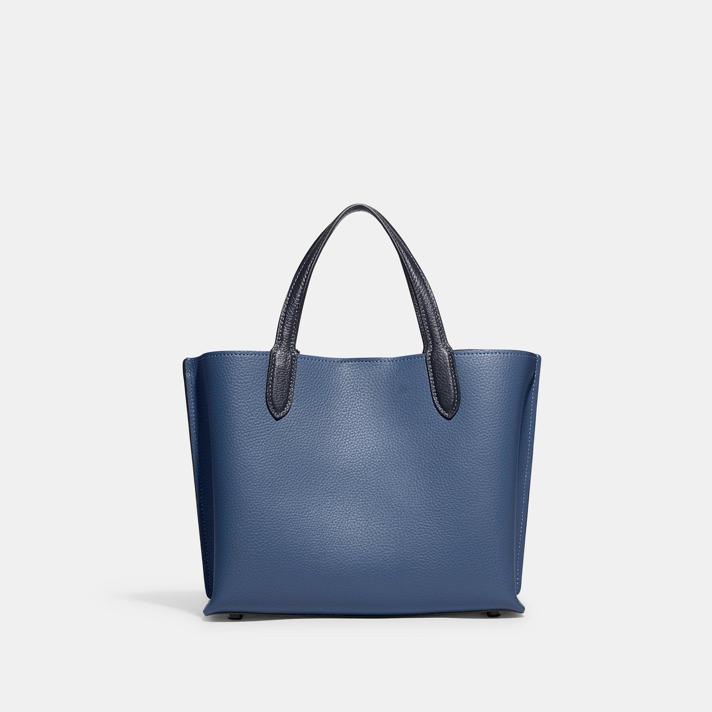C9092-WILLOW TOTE BAG 24 IN COLORBLOCK WITH SIGNATURE CANVAS INTERIOR-V5/Washed Chambray Multi