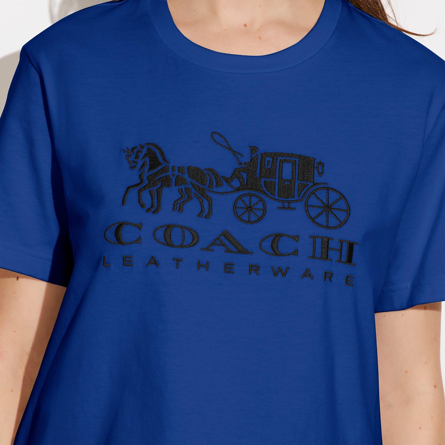 Horse And Carriage T-Shirt In Organic Cotton - COACH Saudi Arabia Official Site