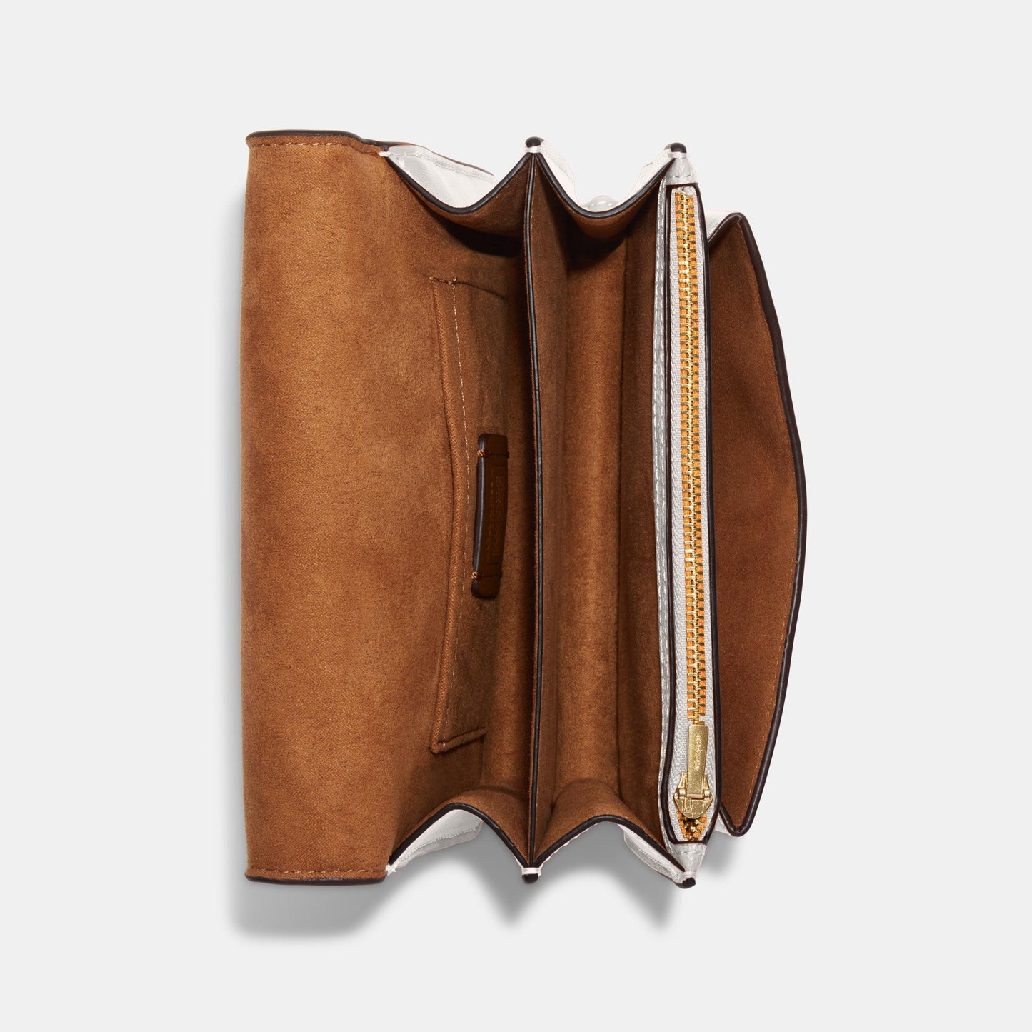 C9946-Mini Klare Crossbody In Signature Canvas-Im/Light Khaki Chalk