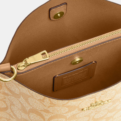 CA582-Mollie Bucket Bag 22 In Signature Canvas