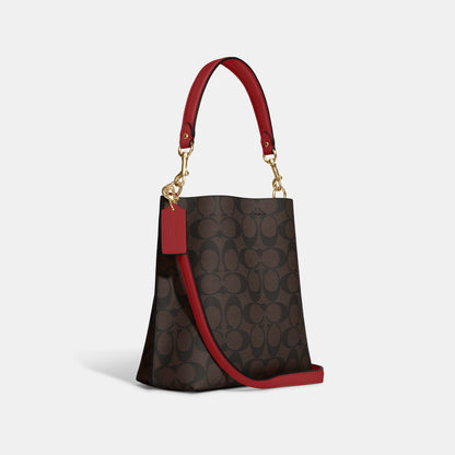 CA582-Mollie Bucket Bag 22 In Signature Canvas