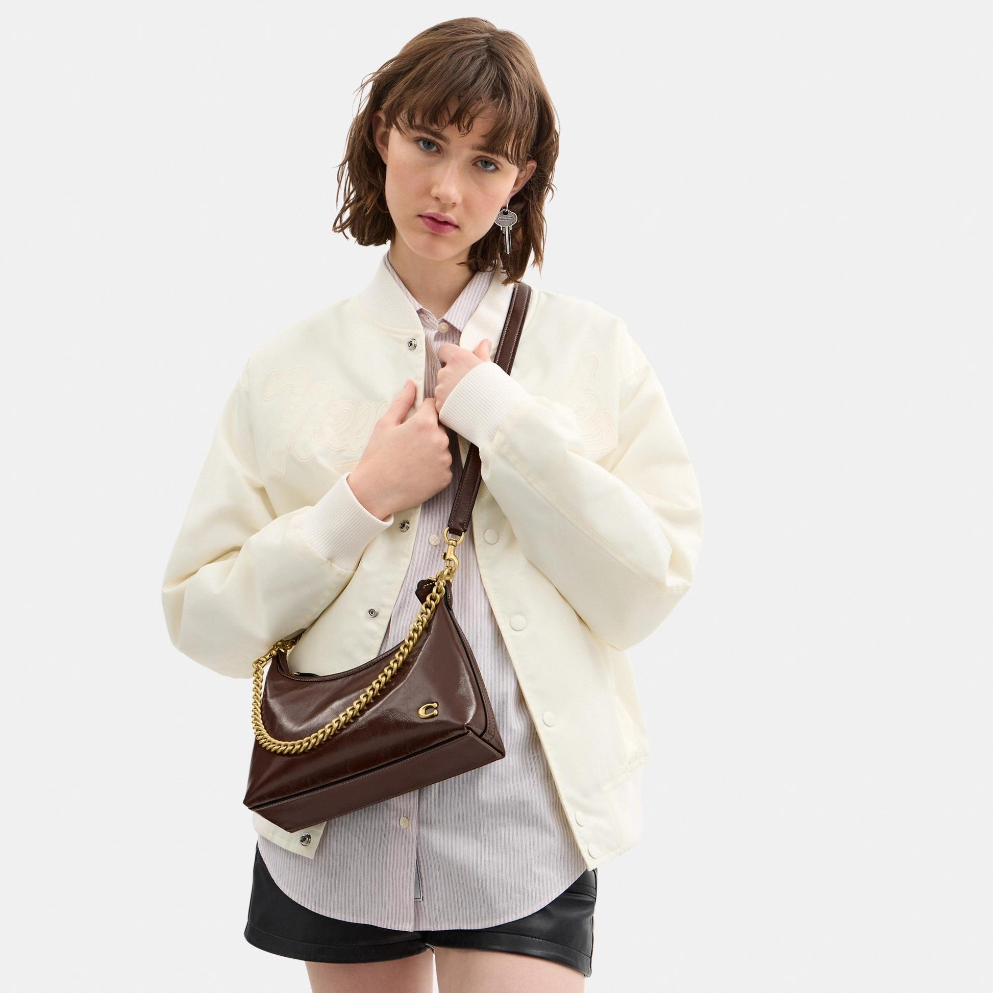 CAD75-Juliet Shoulder Bag 25-B4/Maple