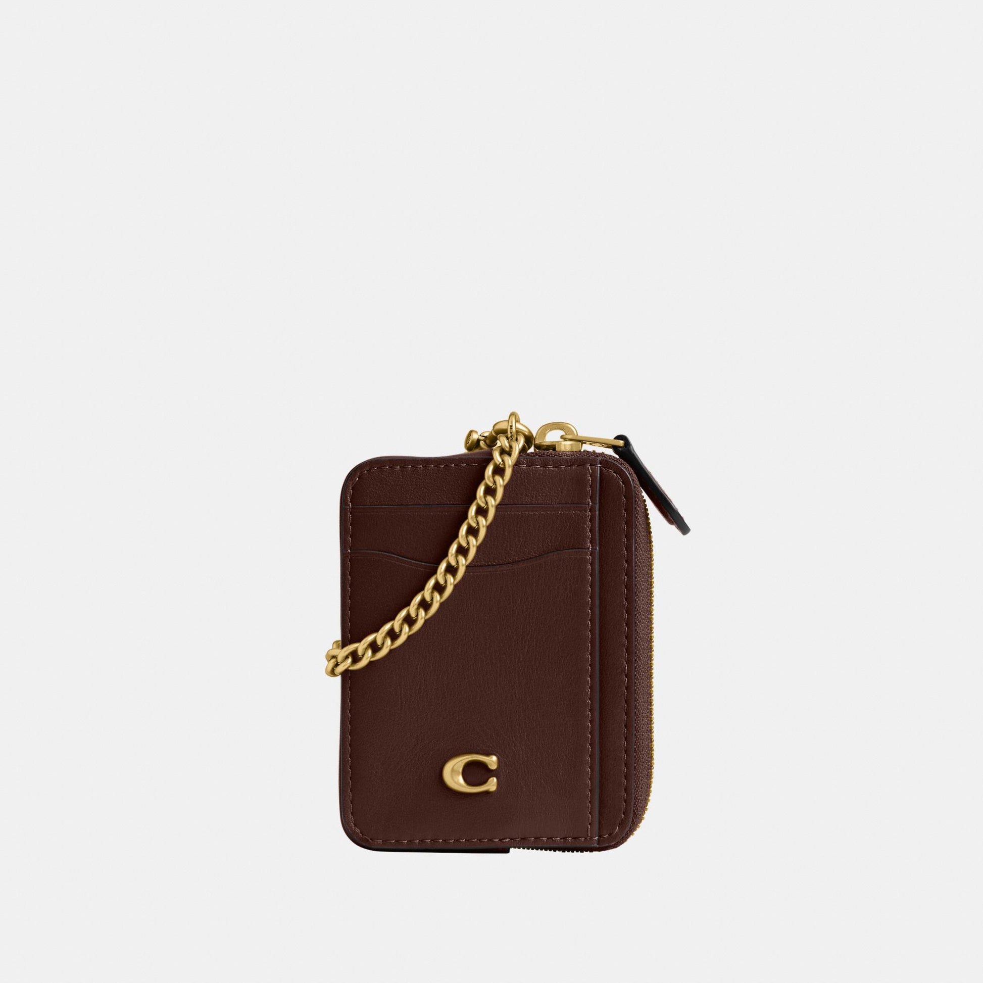 CAH08-Essential Chain Card Case-B4/Maple
