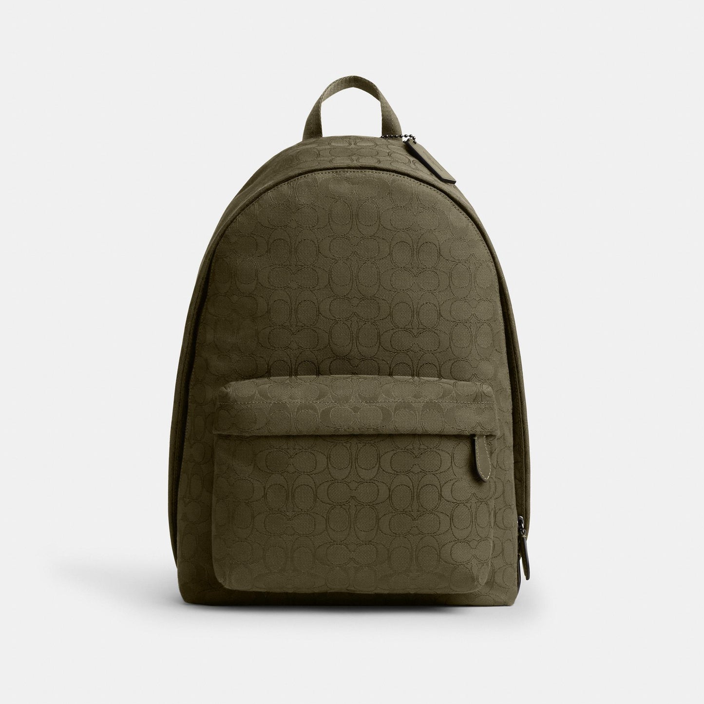 CAH18-HALL BACKPACK IN SIGNATURE JACQUARD-Olive Drab