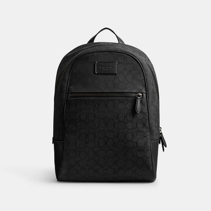 CAK98-THEO BACKPACK IN SIGNATURE JACQUARD-BLACK