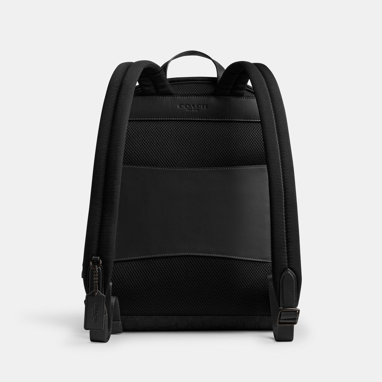 CAK98-THEO BACKPACK IN SIGNATURE JACQUARD-BLACK