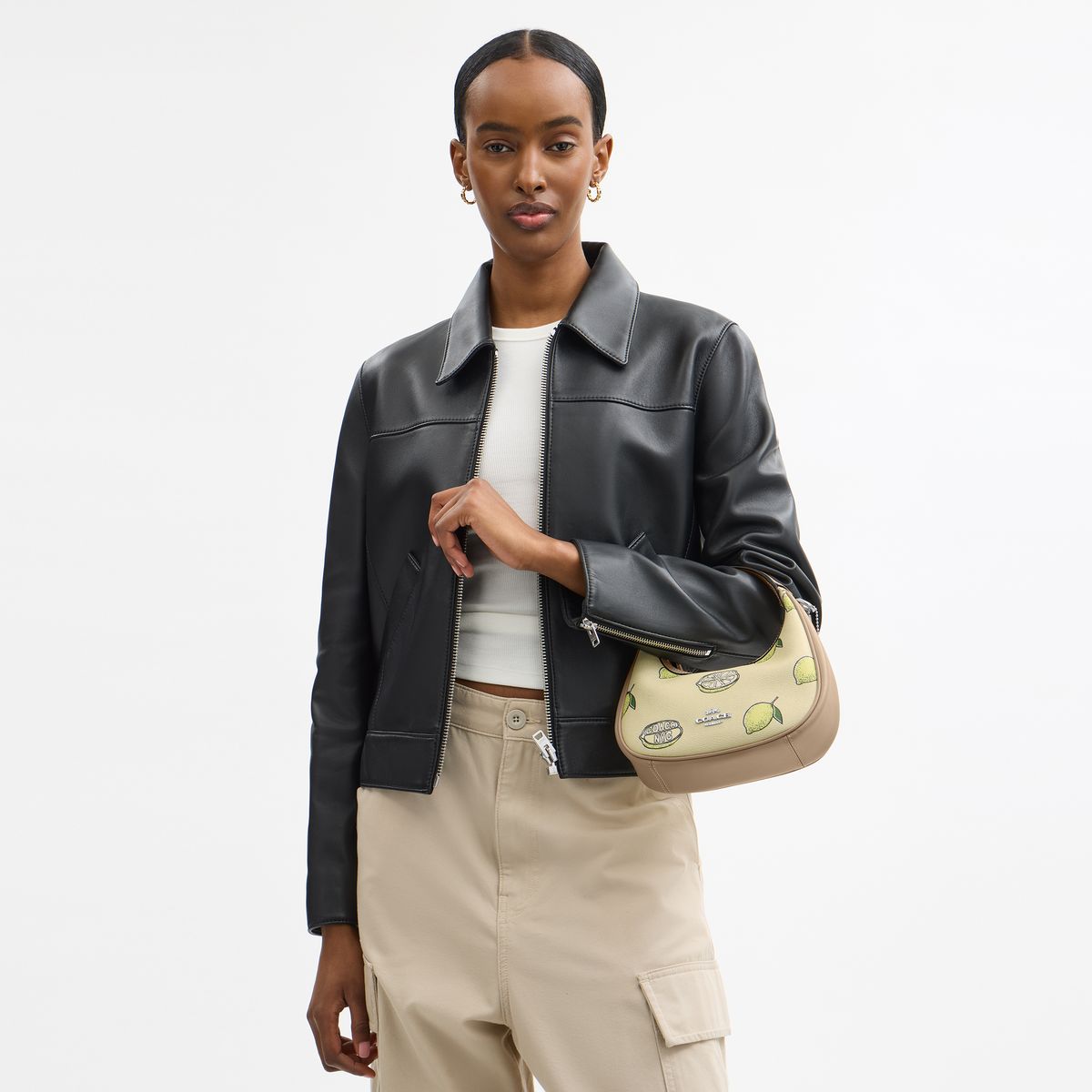 CAL00-Carmen Mini Crossbody Bag With Lemon Print-Sv/Garden Glade Multi