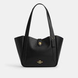 CAL17-Hadley Turnlock Tote Bag-Im/Black
