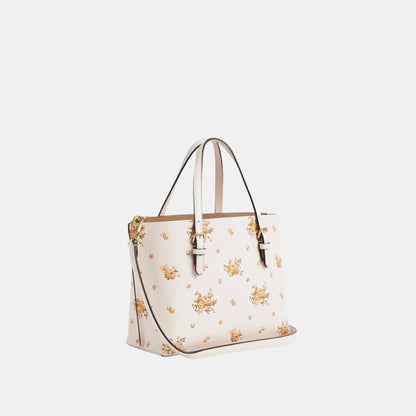 CAL44-MOLLIE TOTE BAG 25 WITH FLORAL PRINT-IM/Chalk Multi