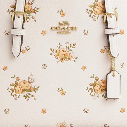 CAL44-MOLLIE TOTE BAG 25 WITH FLORAL PRINT-IM/Chalk Multi