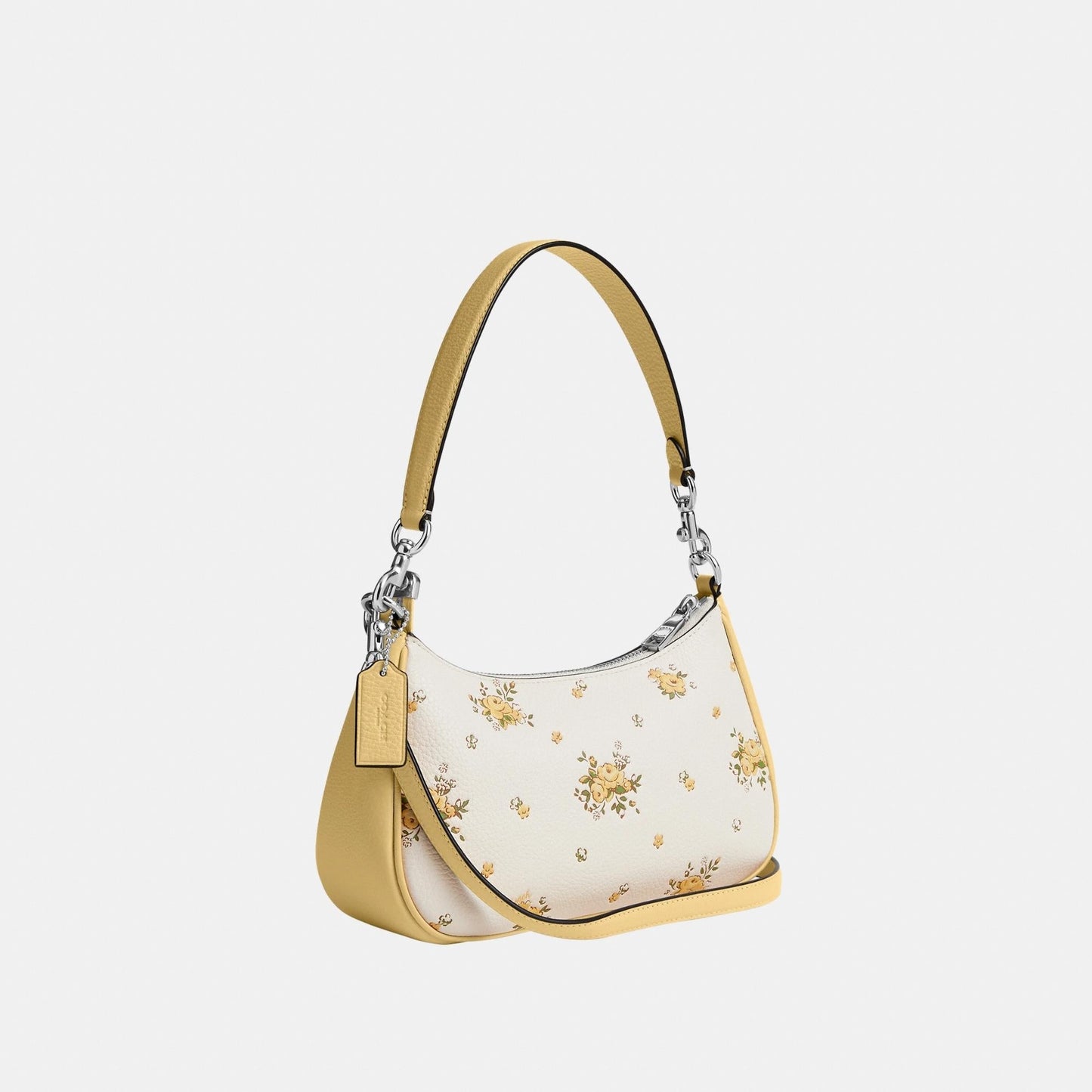 CAL45-TERI SHOULDER BAG WITH FLORAL PRINT-SV/Chalk Multi