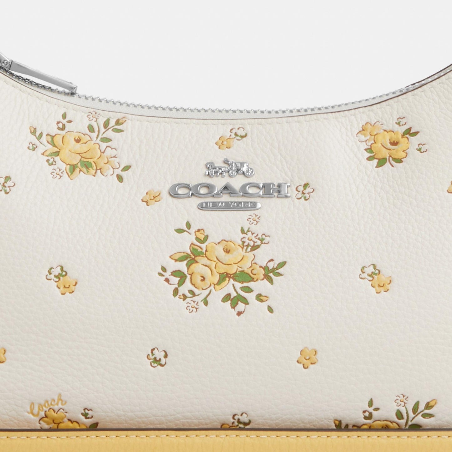 CAL45-TERI SHOULDER BAG WITH FLORAL PRINT-SV/Chalk Multi