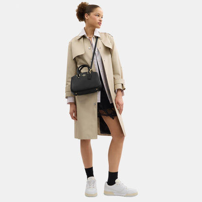 CAL54-SAVANNAH SMALL CARRYALL BAG-IM/Black