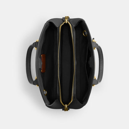 CAL54-SAVANNAH SMALL CARRYALL BAG-IM/Black