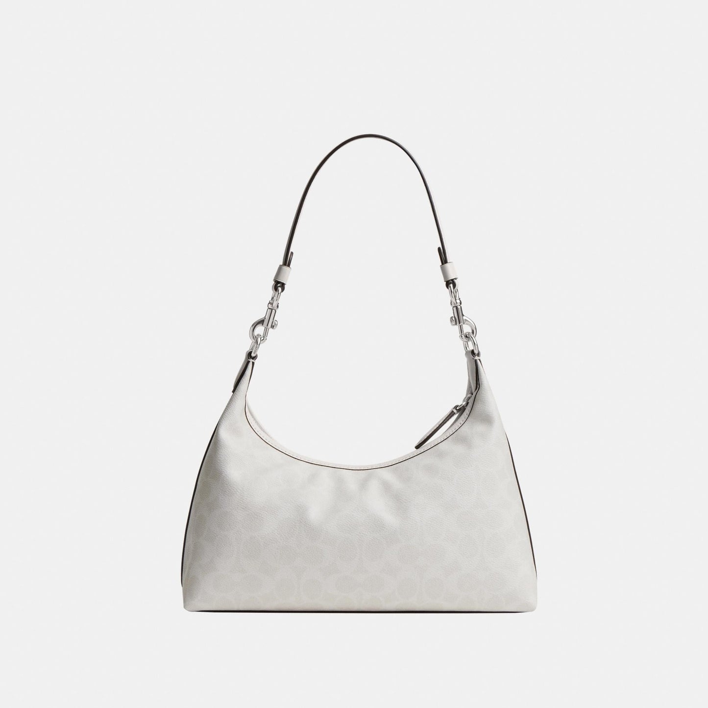CAM23-JULIET SHOULDER BAG IN SIGNATURE CANVAS-LH/White Chalk