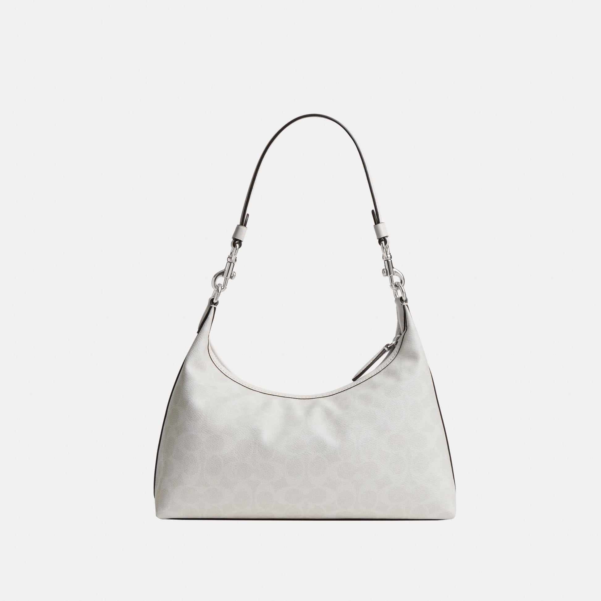 CAM23-JULIET SHOULDER BAG IN SIGNATURE CANVAS-LH/White Chalk
