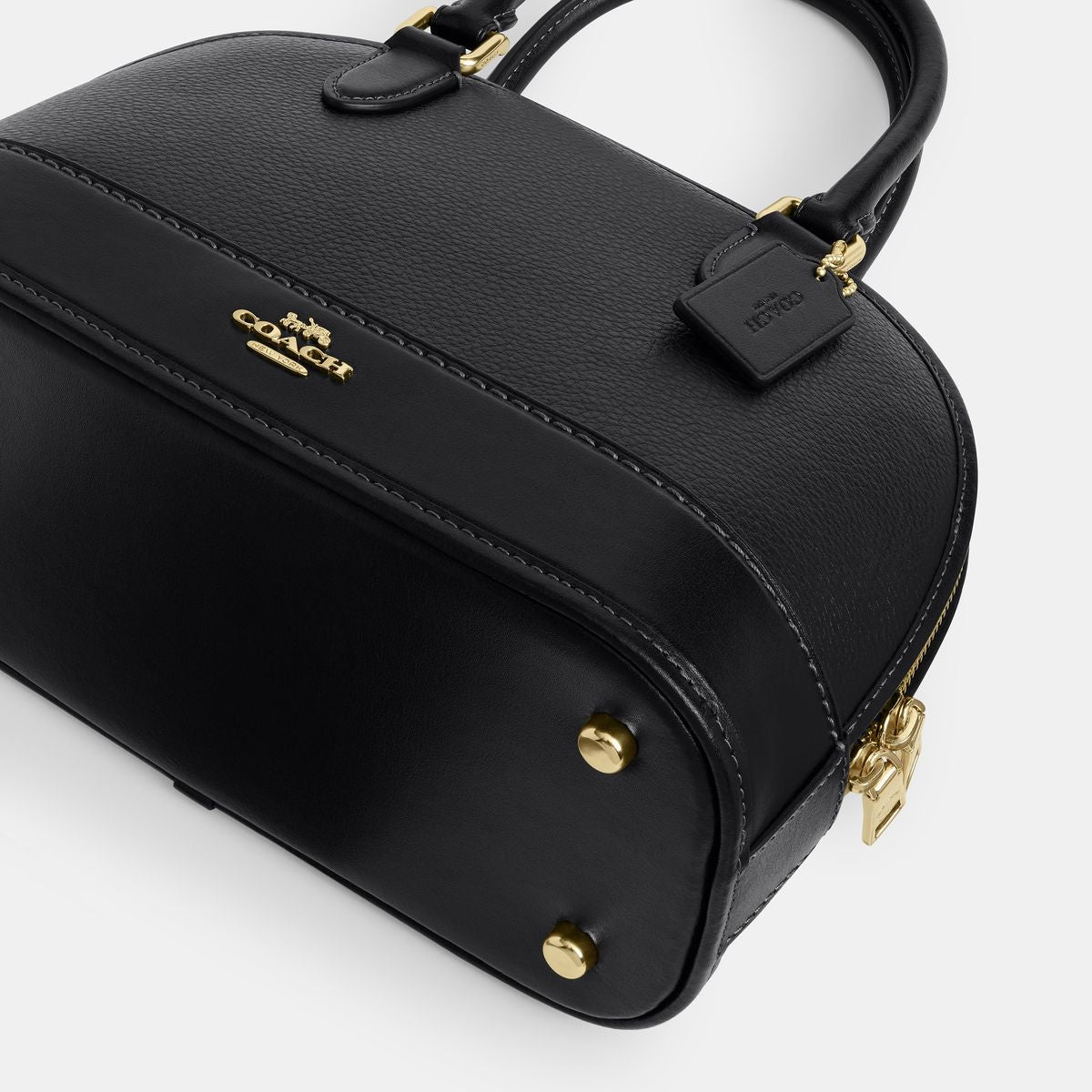 CAM55-Sabrina Satchel Bag-Im/Black