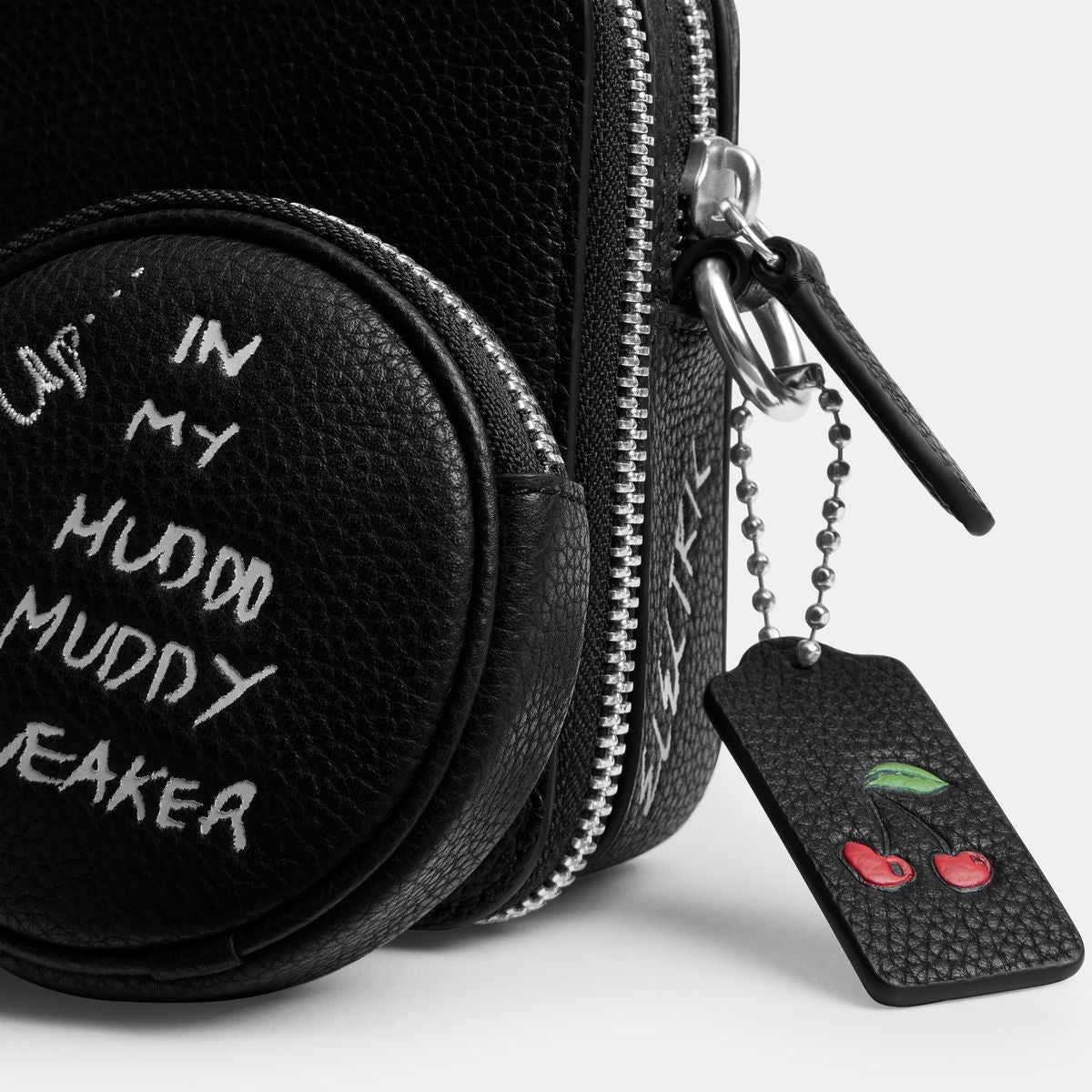 CAM68-Charter Crossbody Bag 19 With Sketch Print-Black Multi.