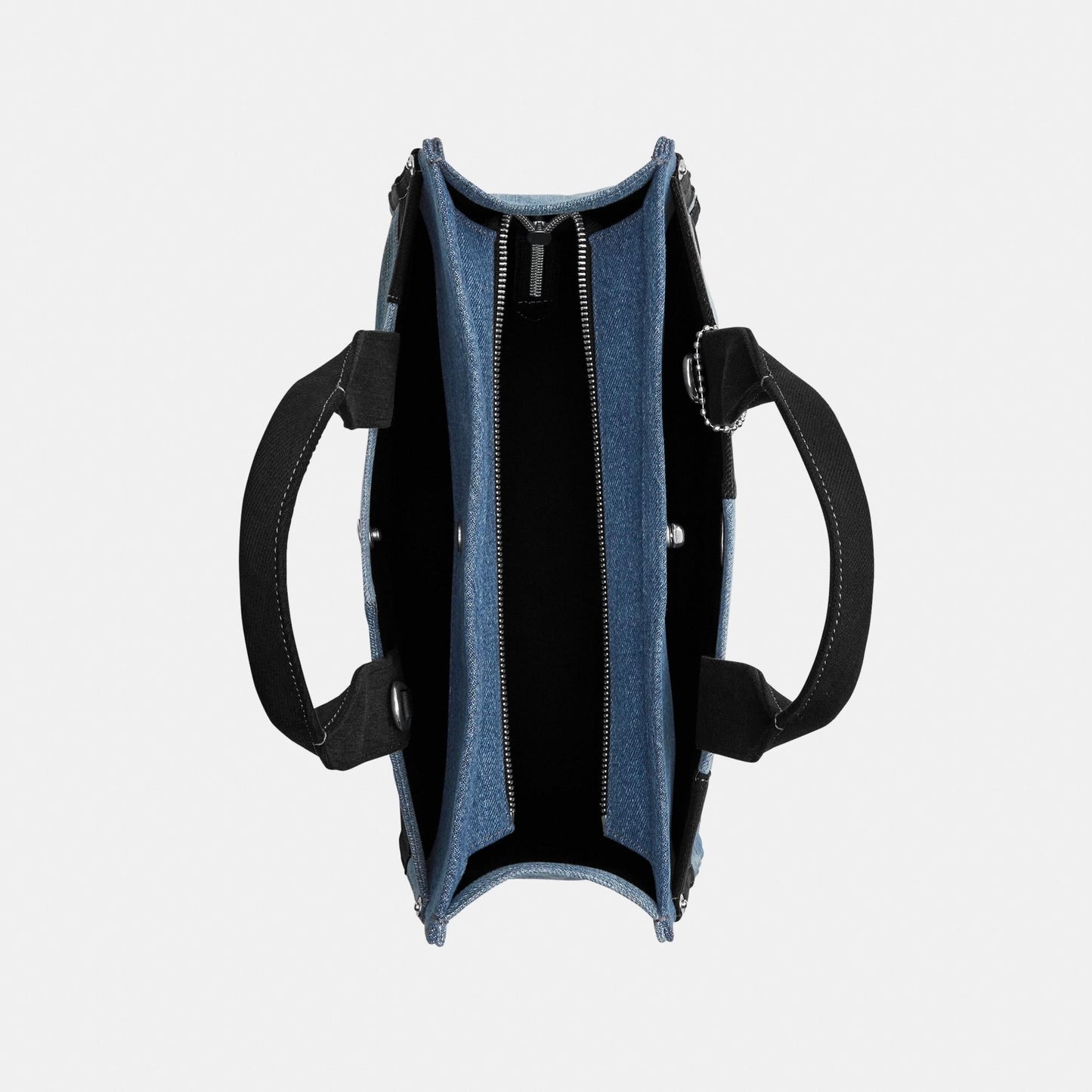 CAM72-CARGO TOTE BAG WITH PATCHWORK-LH/Denim Multi