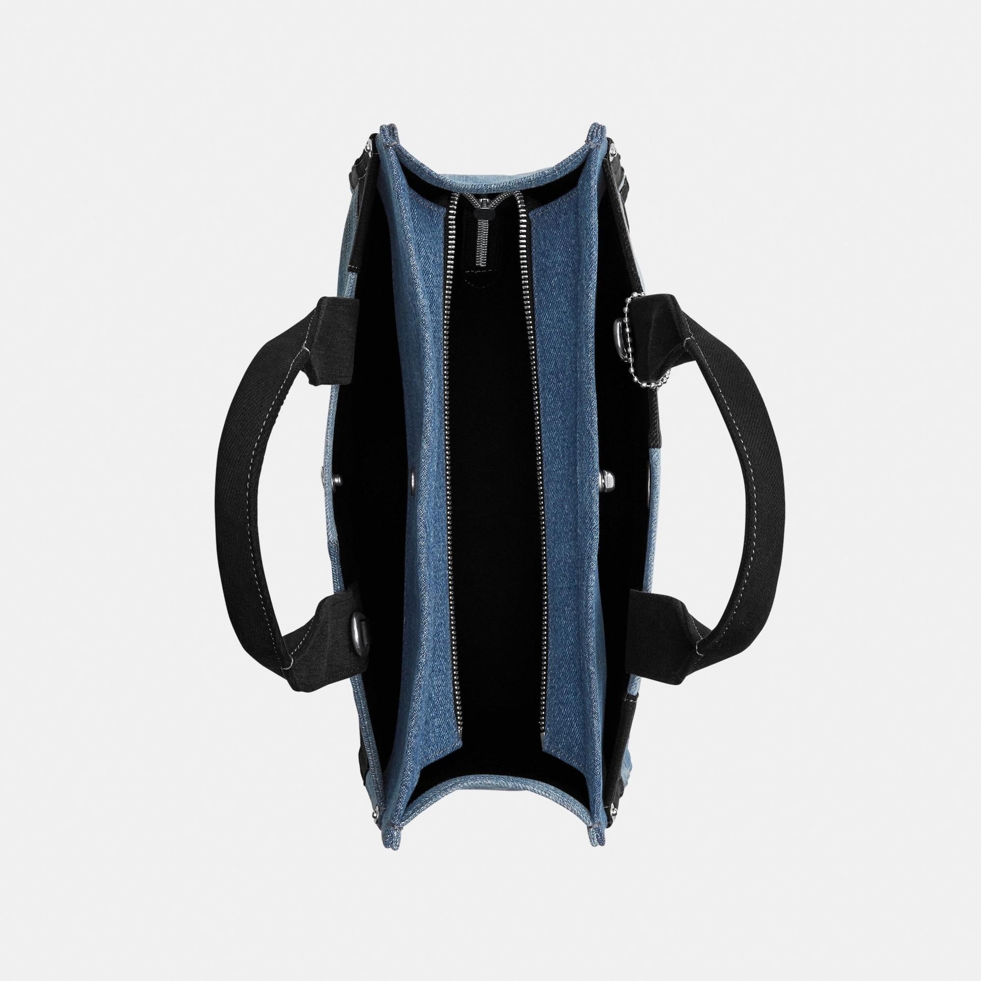 CAM72-CARGO TOTE BAG WITH PATCHWORK-LH/Denim Multi