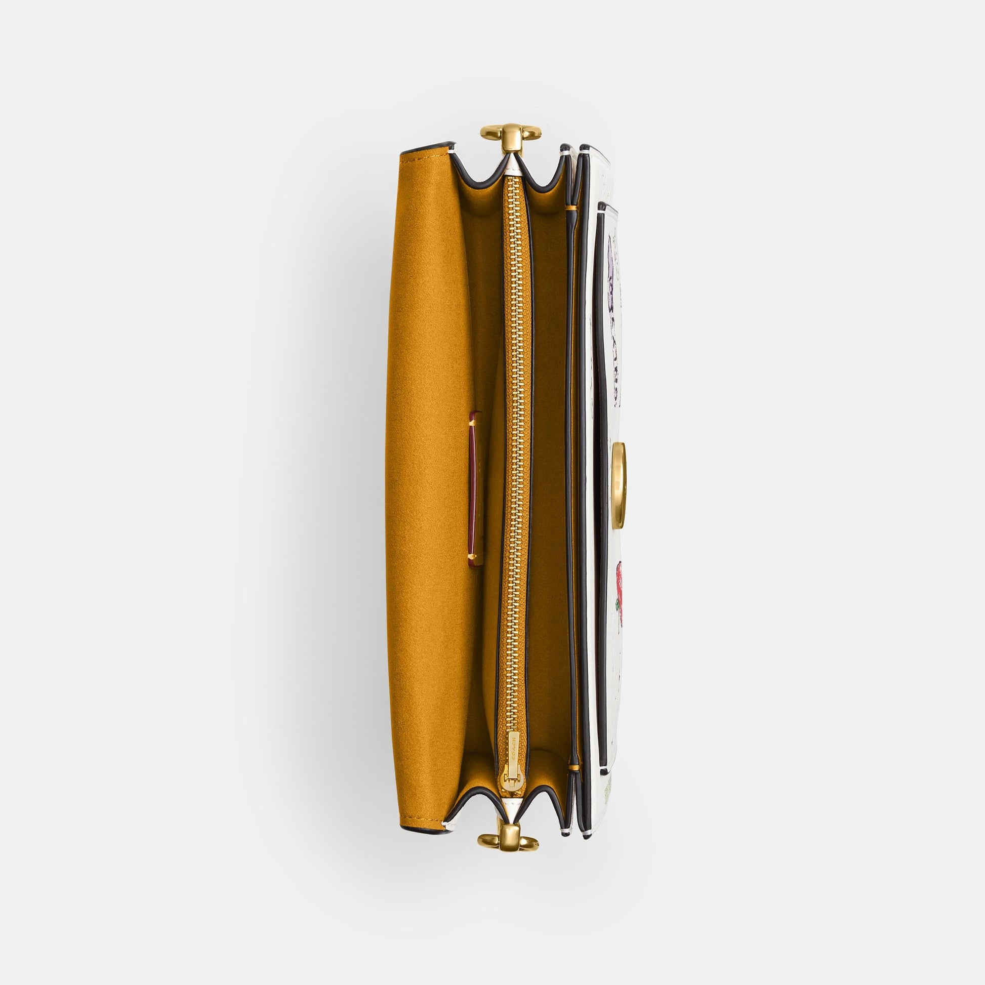 CAM85-Tabby Shoulder Bag 26 With Sketch Print-B4/Chalk Multi