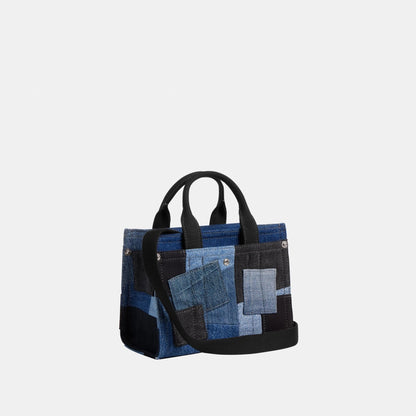 CAO32-CARGO TOTE BAG 20 WITH PATCHWORK-LH/Denim Multi