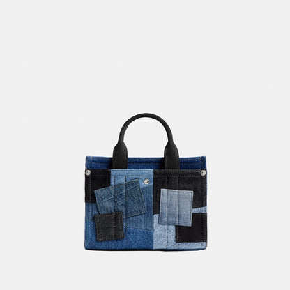 CAO32-CARGO TOTE BAG 20 WITH PATCHWORK-LH/Denim Multi