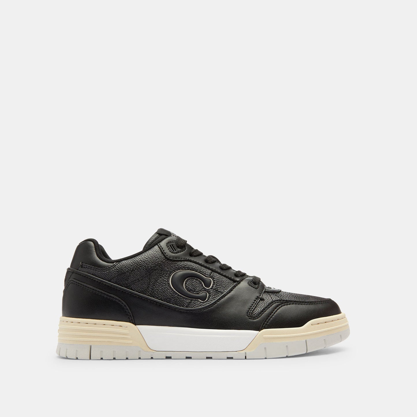 CAQ24-SOHO SNEAKER WITH SIGNATURE CANVAS-Charcoal/Black