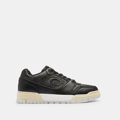CAQ24-SOHO SNEAKER WITH SIGNATURE CANVAS-Charcoal/Black