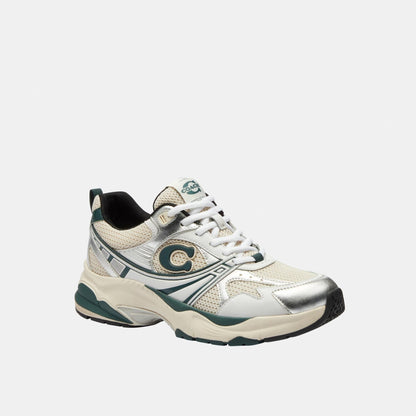 CAQ29-Mesh Sneaker-Dark Teal Multi