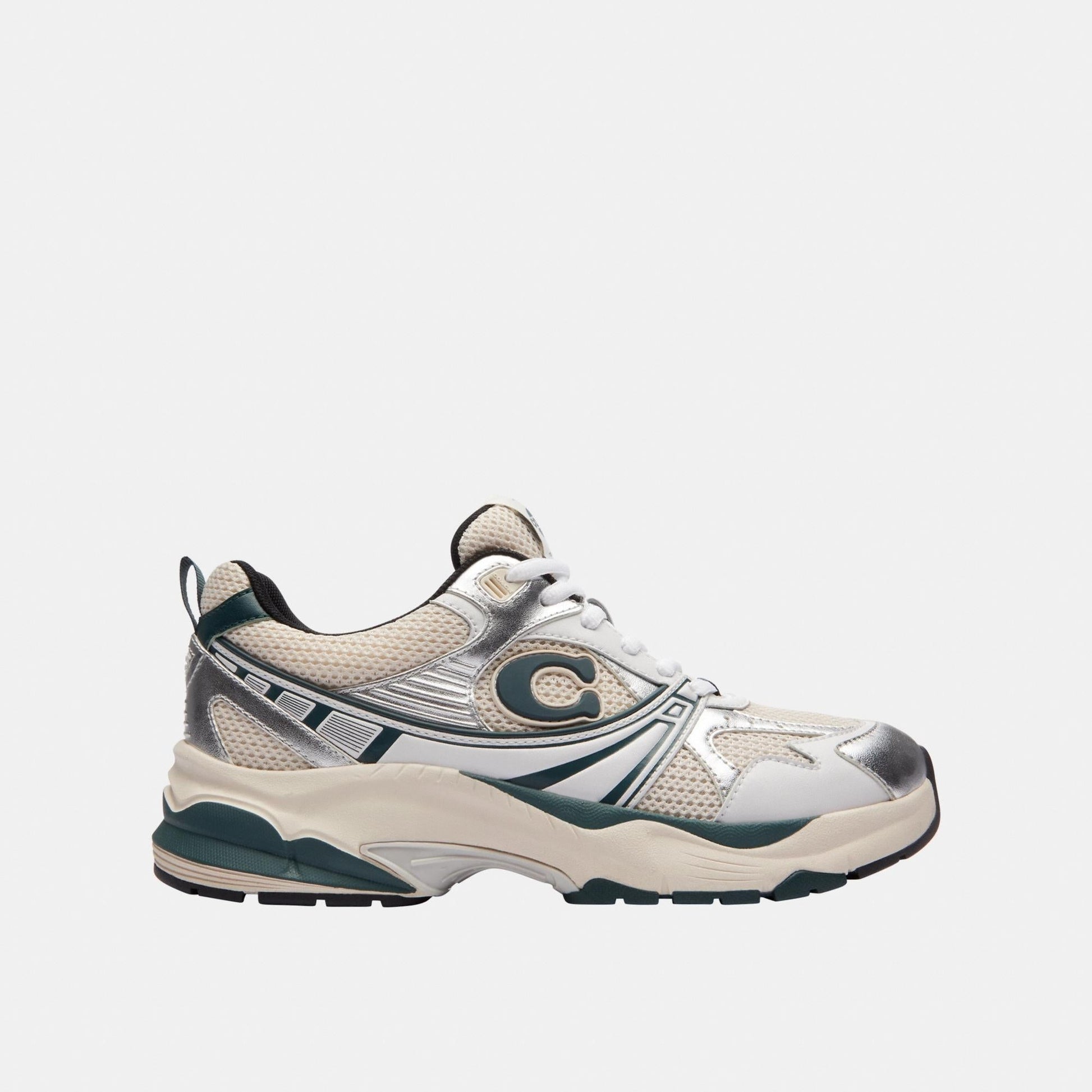 CAQ29-Mesh Sneaker-Dark Teal Multi