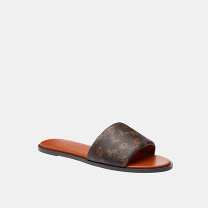 Holly Sandal With Horse And Carriage Print