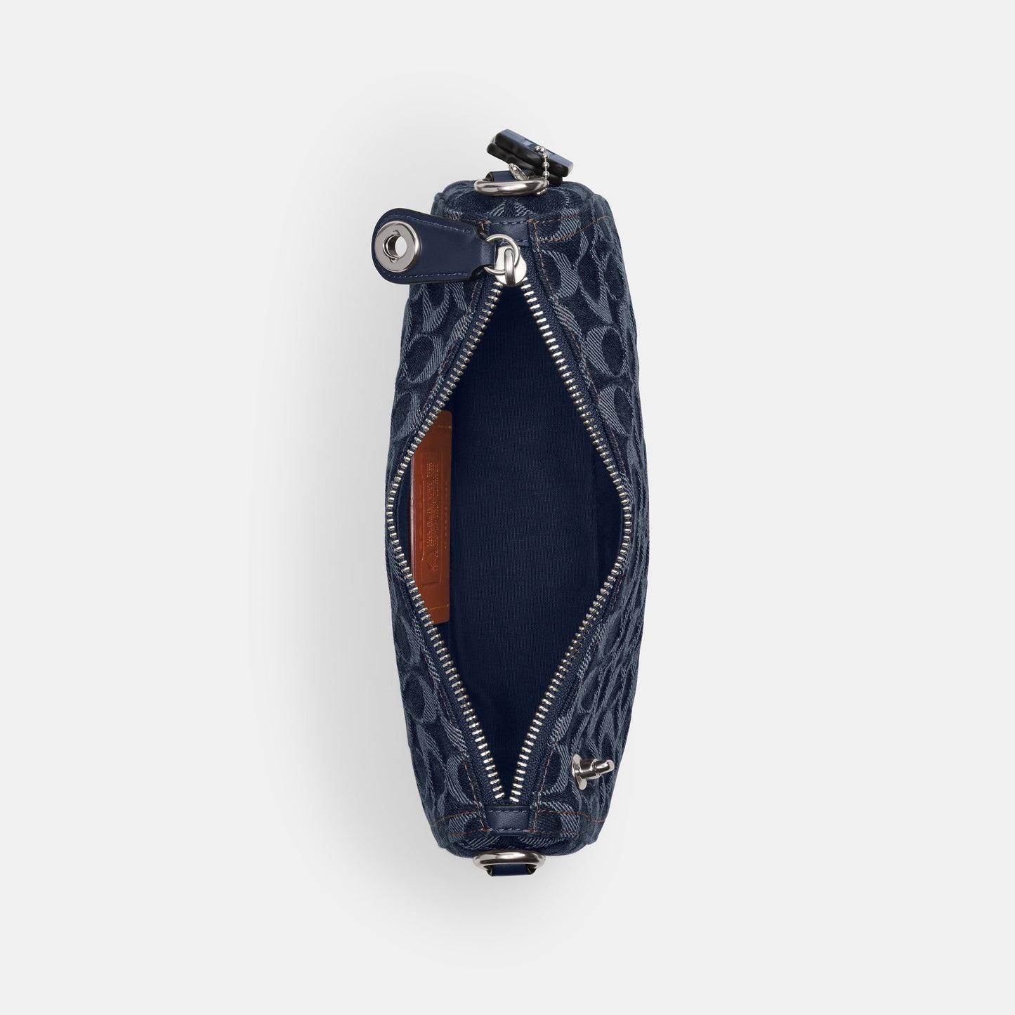 CAT48-Swinger Bag In Signature Denim-Lh/Deep Blue Multi