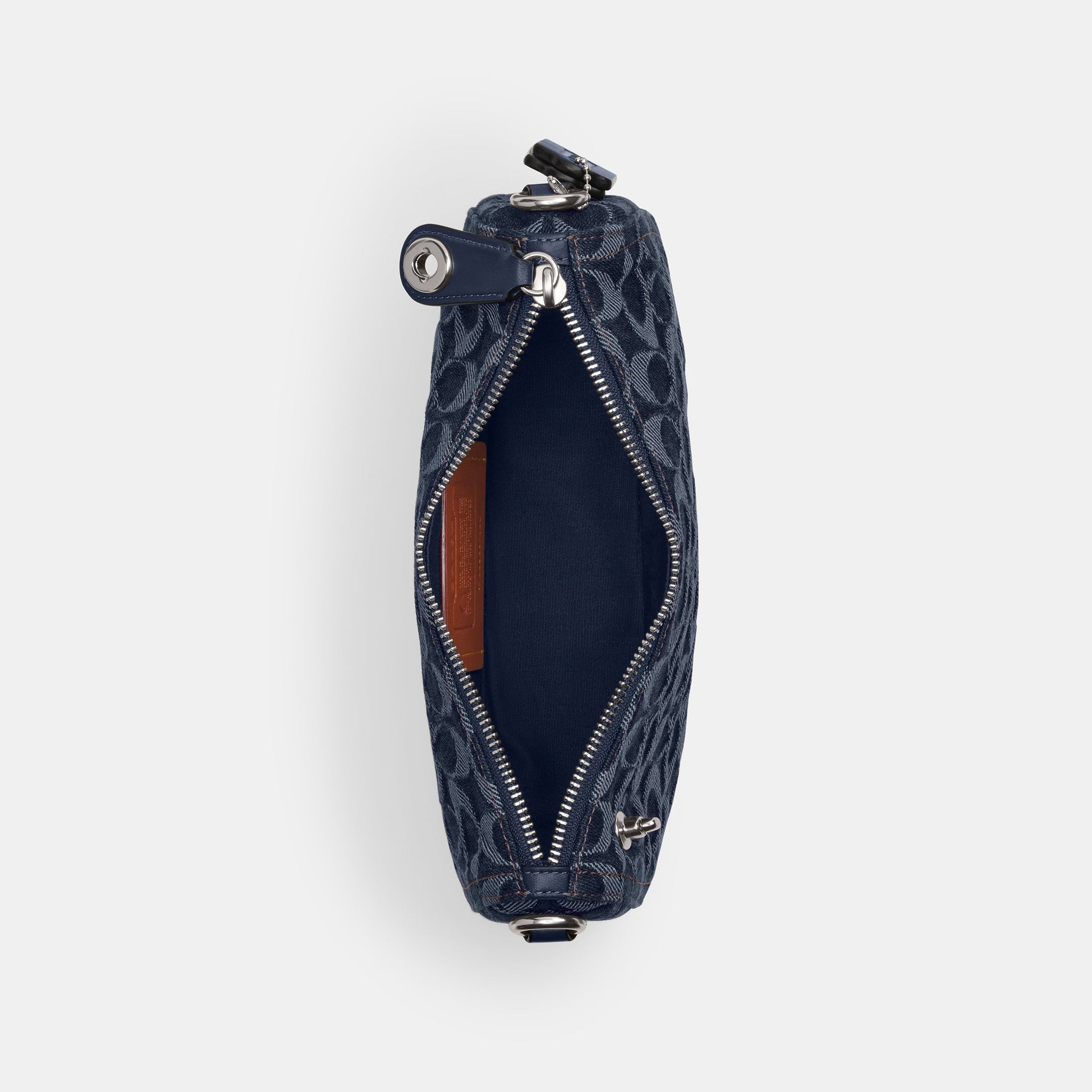 CAT48-Swinger Bag In Signature Denim-Lh/Deep Blue Multi