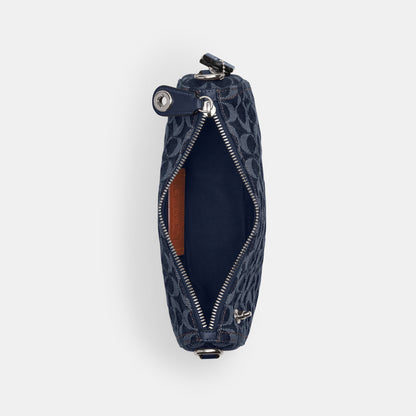 CAT48-Swinger Bag In Signature Denim-Lh/Deep Blue Multi