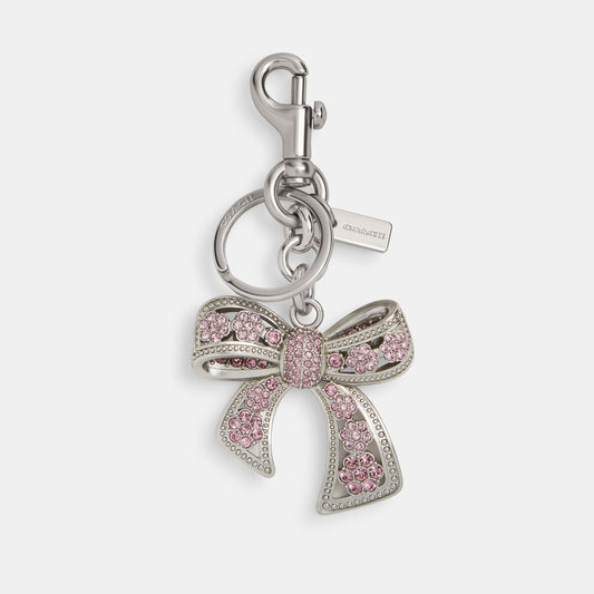 CAX72-Bow Bag Charm-Lh/Purple