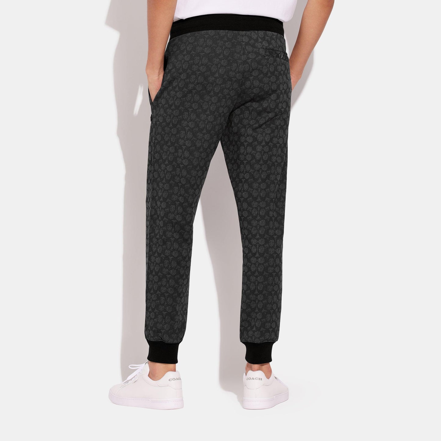 CB491-Essential Joggers In Signature-Charcoal Signature