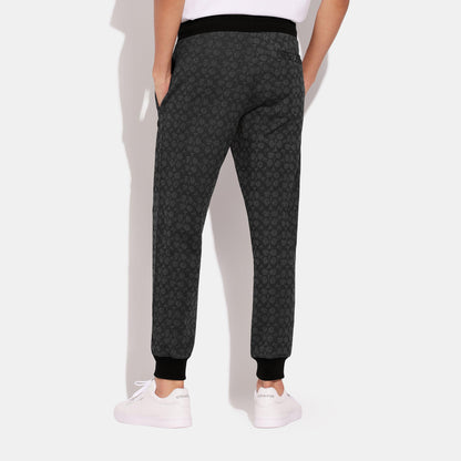CB491-Essential Joggers In Signature-Charcoal Signature