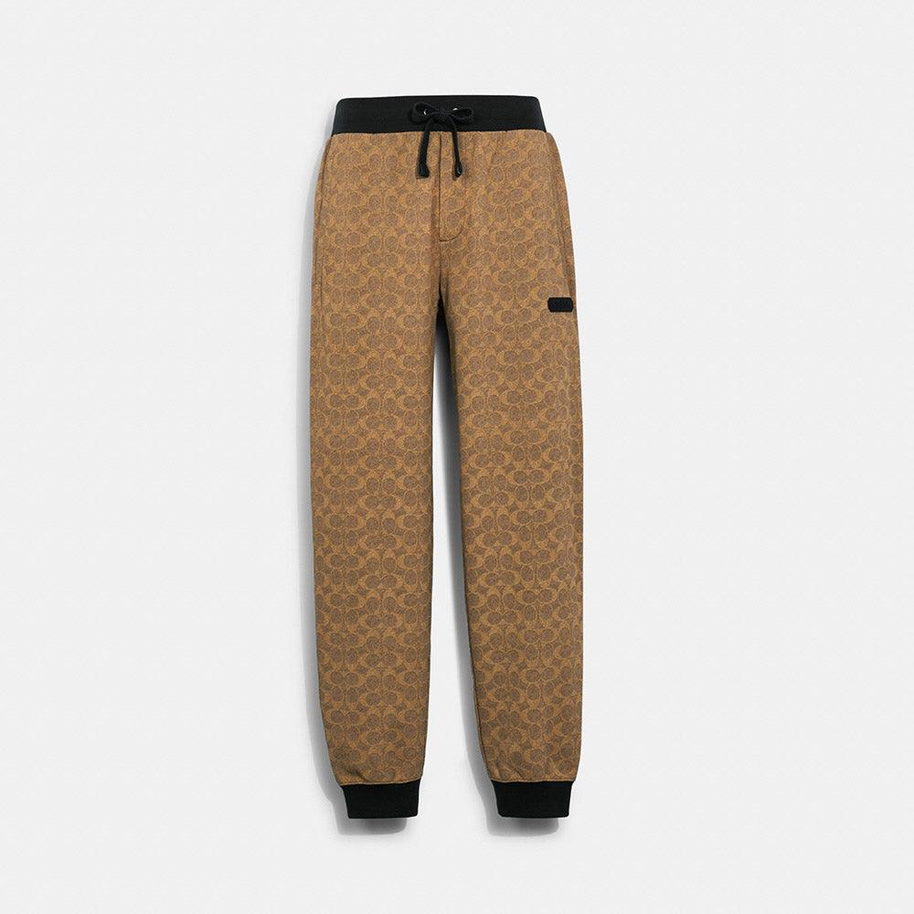 CB491-Essential Joggers In Signature-Tan Signature