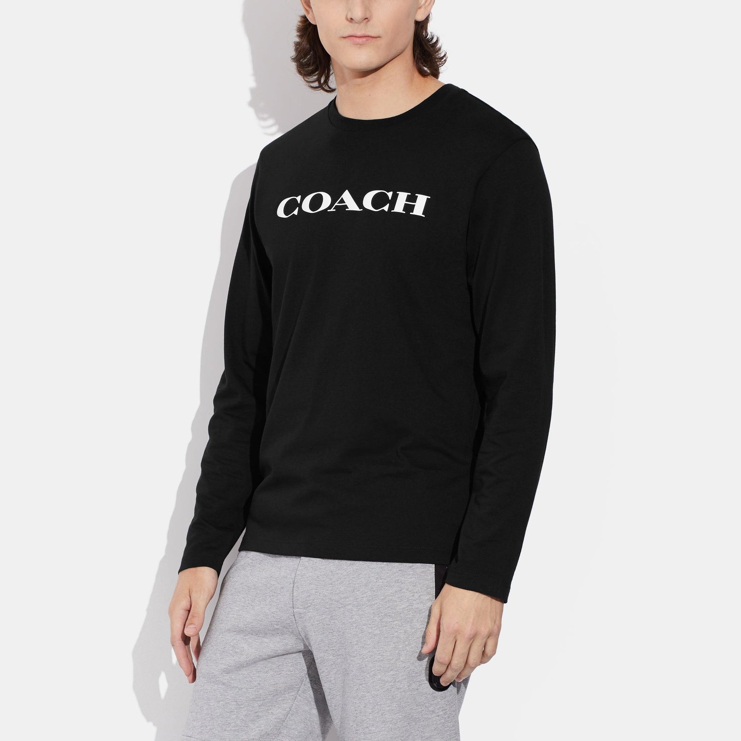 Essential Long Sleeve Tee-ESSTL LS TEE-Black