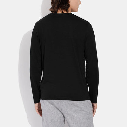 Essential Long Sleeve Tee-ESSTL LS TEE-Black