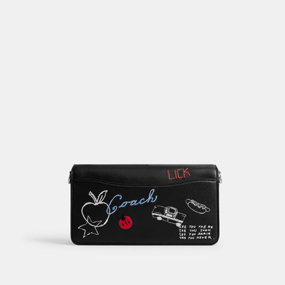 CBA26-Tabby Shoulder Bag 26 With Sketch Print-Lh/Black Multi