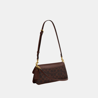 CBA83-Jet Shoulder Bag in Signature Canvas-B4/Maple Maple