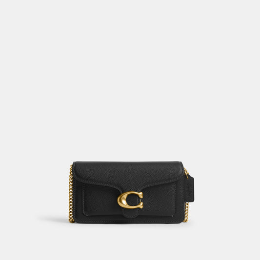 CBF14-Tabby Chain Crossbody Bag 19-B4/Black